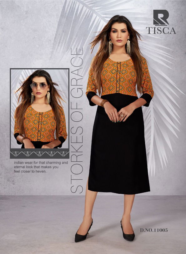 Raashi Tisca Designer Exclusive Wholesale Printed Kurtis
